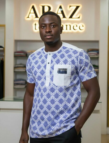 Tunique crème poche rayée