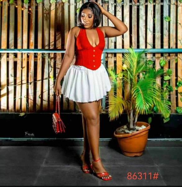 Robe Bustier Évasée Femme