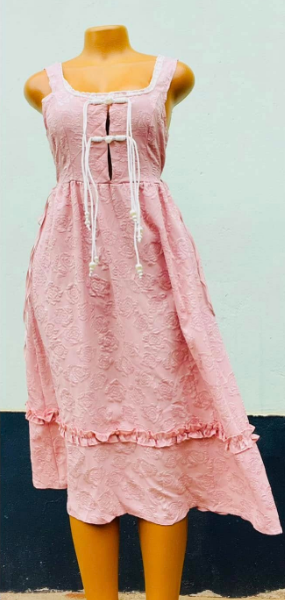 pink dress, size L