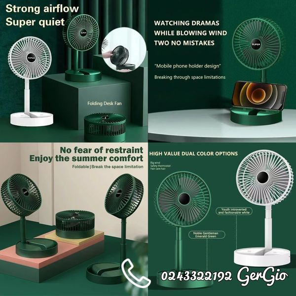 Telescopic Folding Fan
