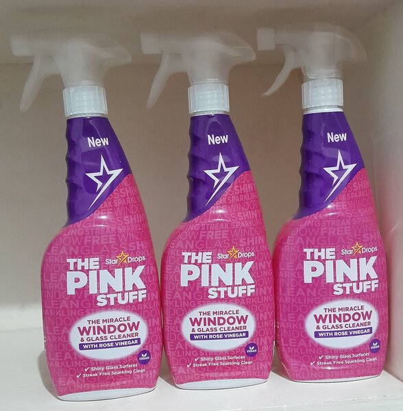 Pinkstuff Window & Glass Cleaner With Rose Vinegar 750ml