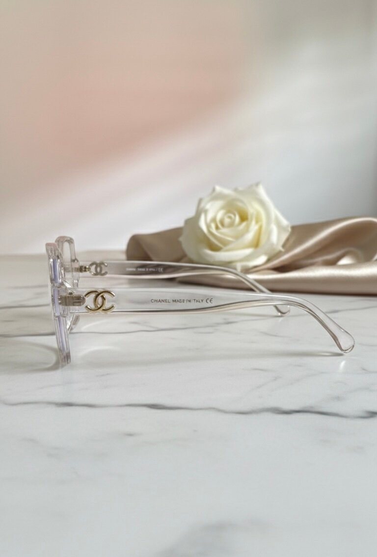 Lunettes de vue transparentes Chanel