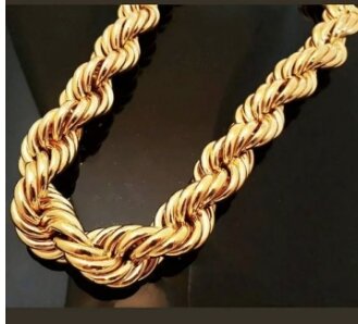 Gold Plated Rope Chain New Arrival For Men