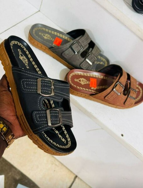 Sandales en cuir confortables