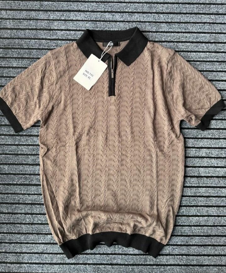 Polo en tricot pour hommes