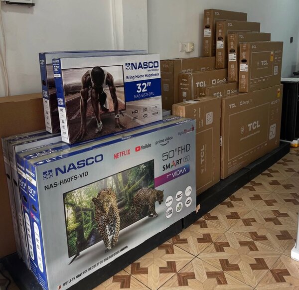 NASCO TVs, SAMSUNG TVs, TCL TVs,