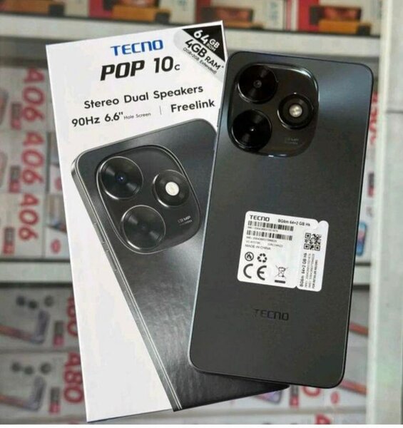 Smartphone Tecno Pop 10c 4Go RAM
