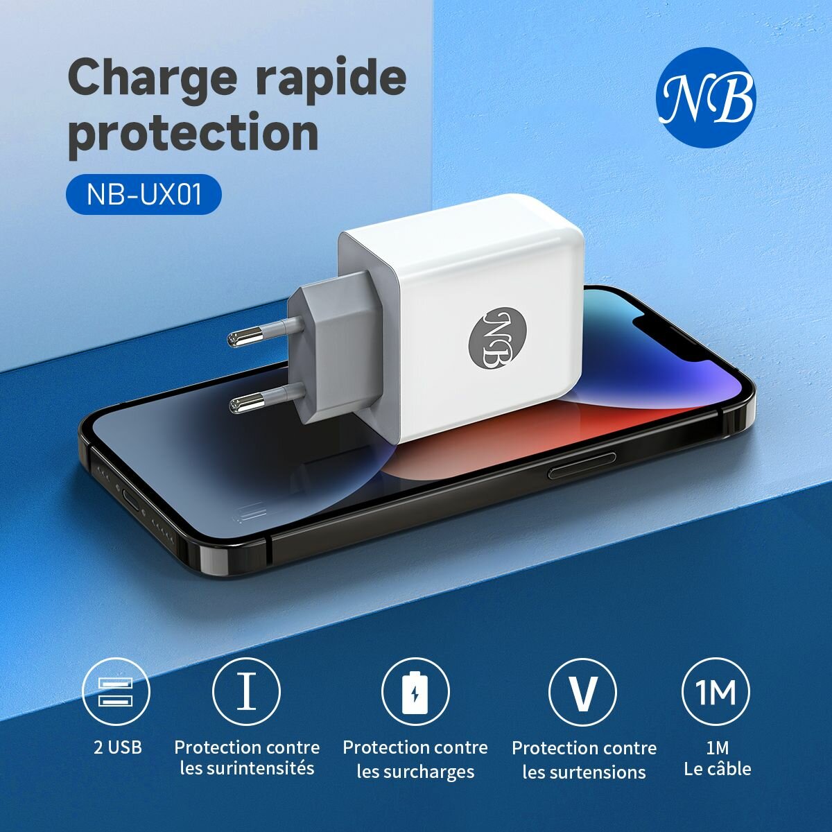 Chargeur rapide NB-UX01 USB