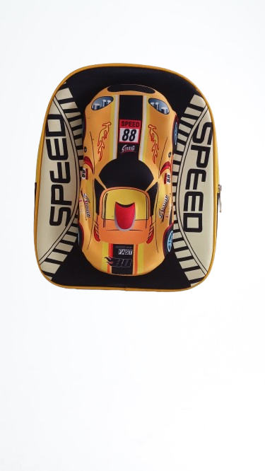 Cartable enfant course voiture