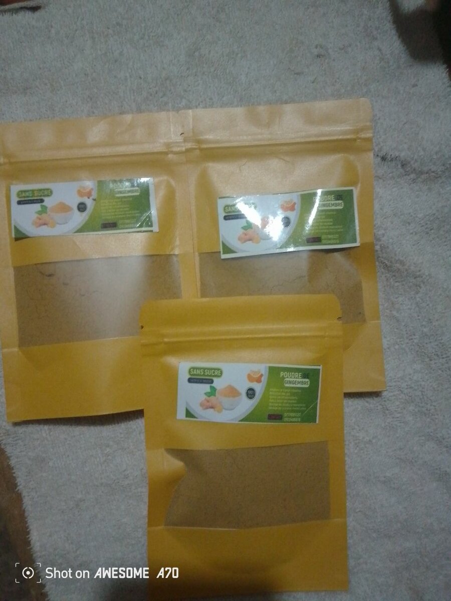 Poudre Gingembre Naturelle Bio