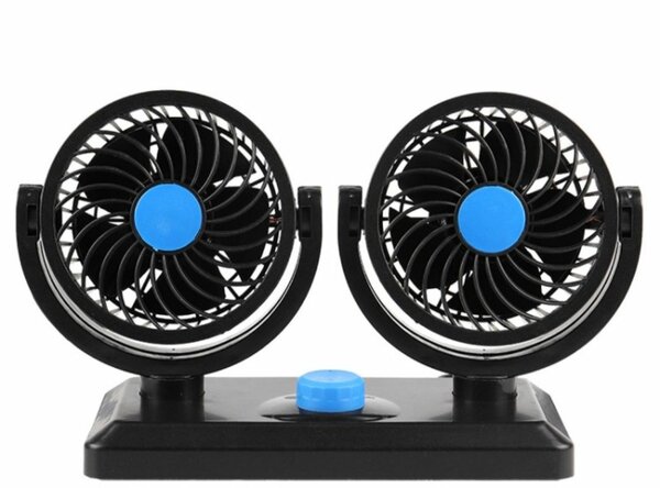 Mini Ventilateur à 2 Têtes  Double Fraîcheur