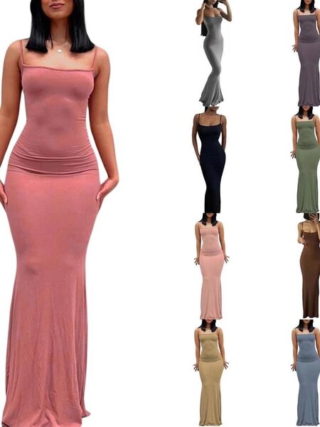 Robe Longue Évasée Femme