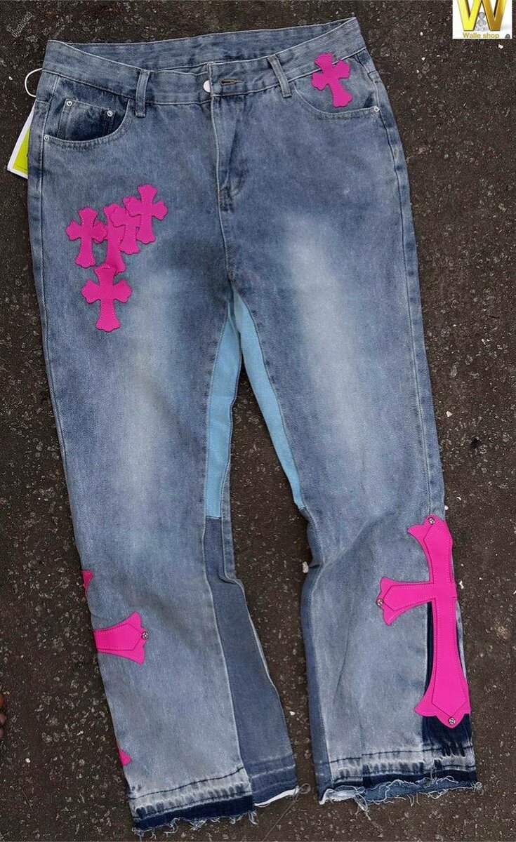 Jeans stylés avec motifs