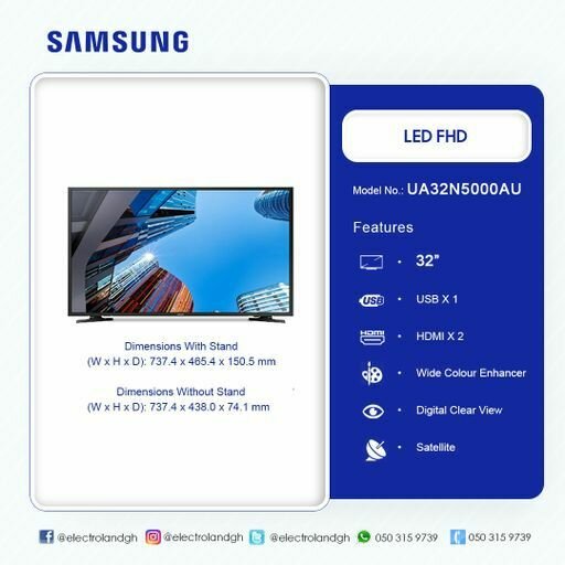 Samsung 32inch Digital Satellite LED Full HD