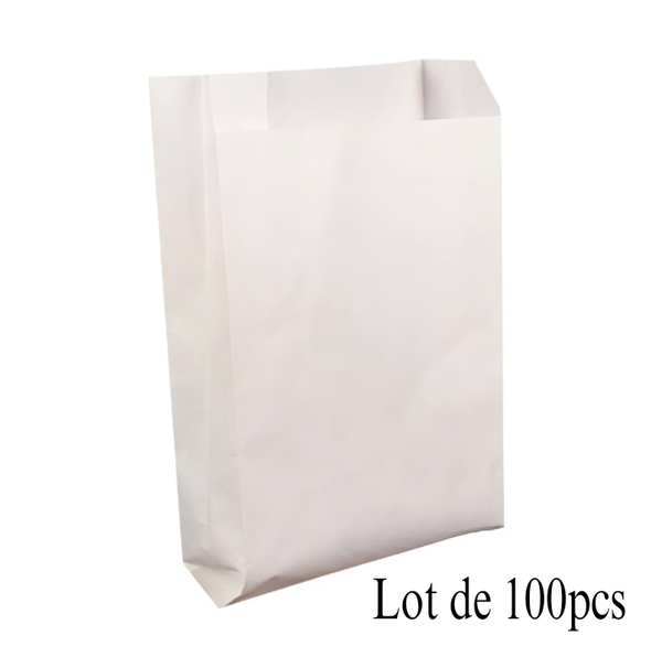 Sacs en papier kraft blanc