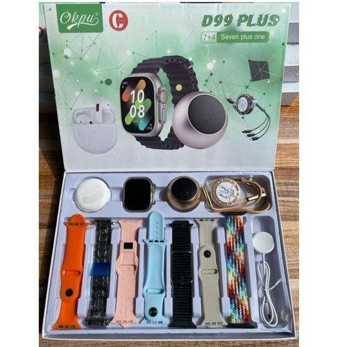 D99 PLUS Smartwatch avec plusieurs bracelets