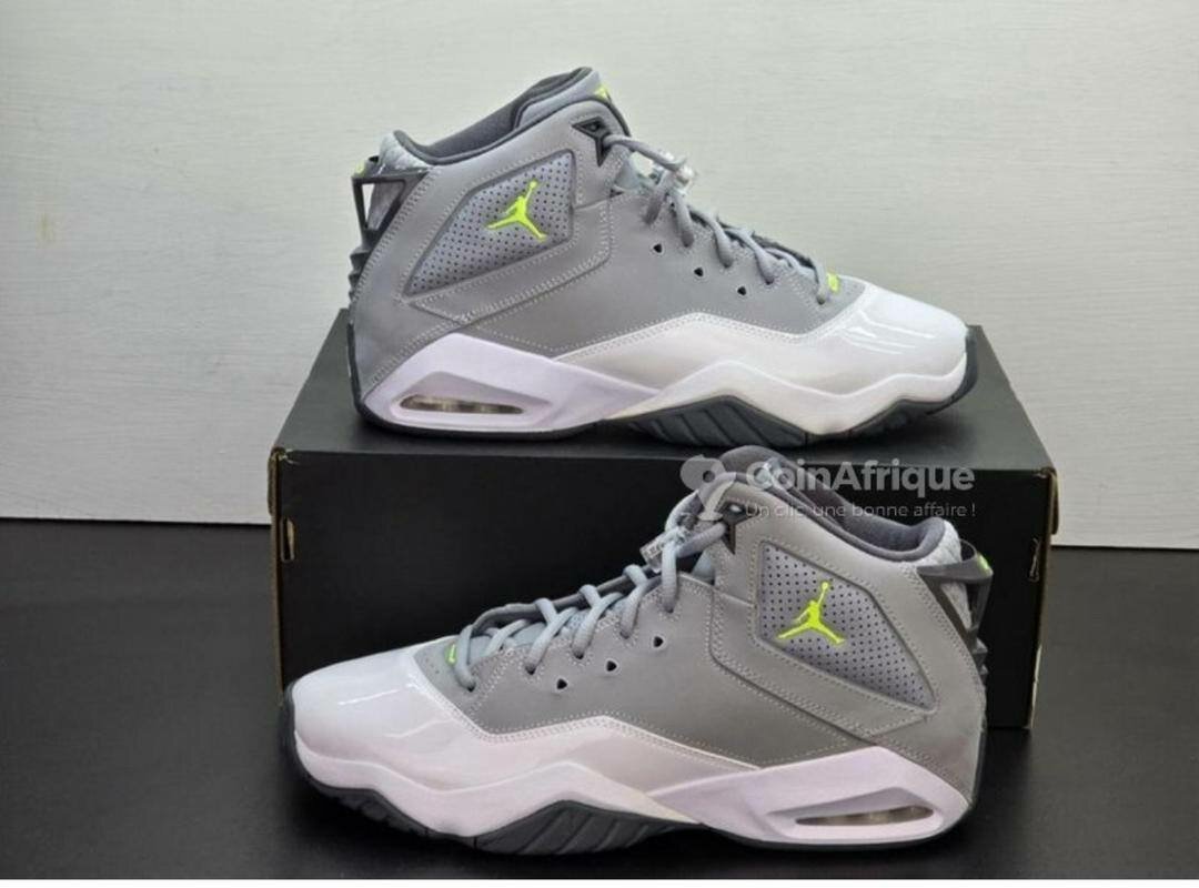 Chaussures de basketball grises