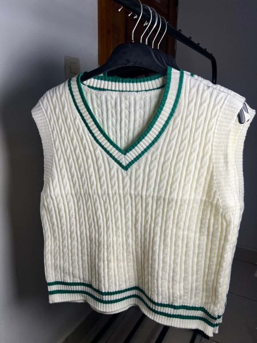 Gilet en maille sans manches