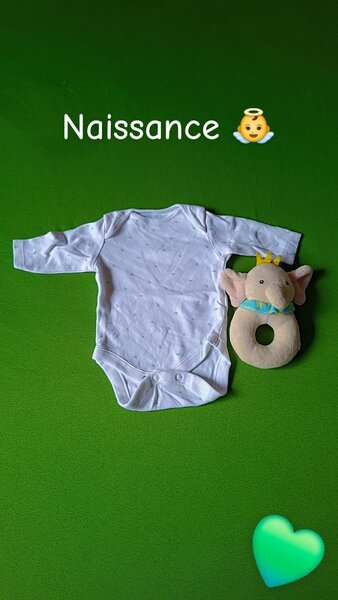 Barboteus  ébé Blanc Naissance