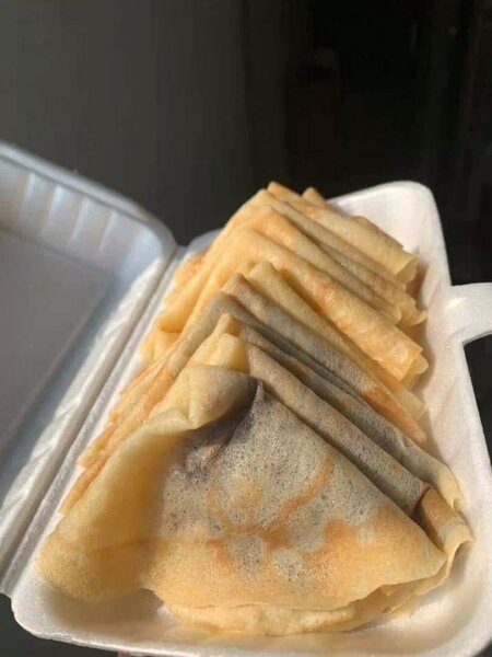 Crêpes gourmandes emballées