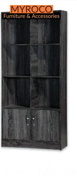 Black bookshelf 80cmX30cmX174cm
