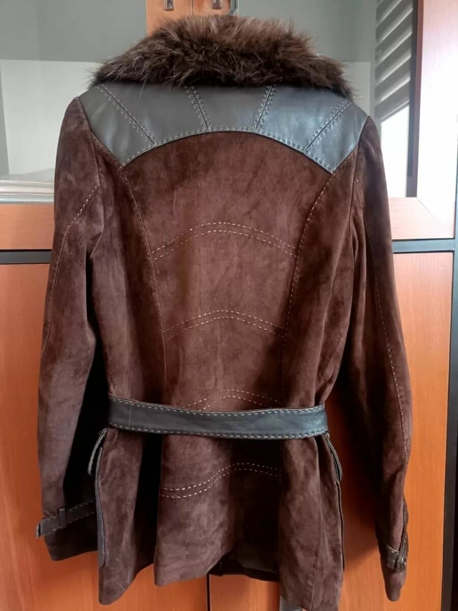 Куртка из натуральной замшы