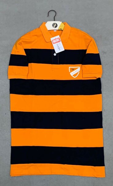 Polo homme rayé tendance