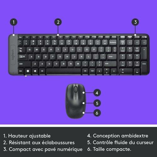 Logitech MK220 Clavier & Souris