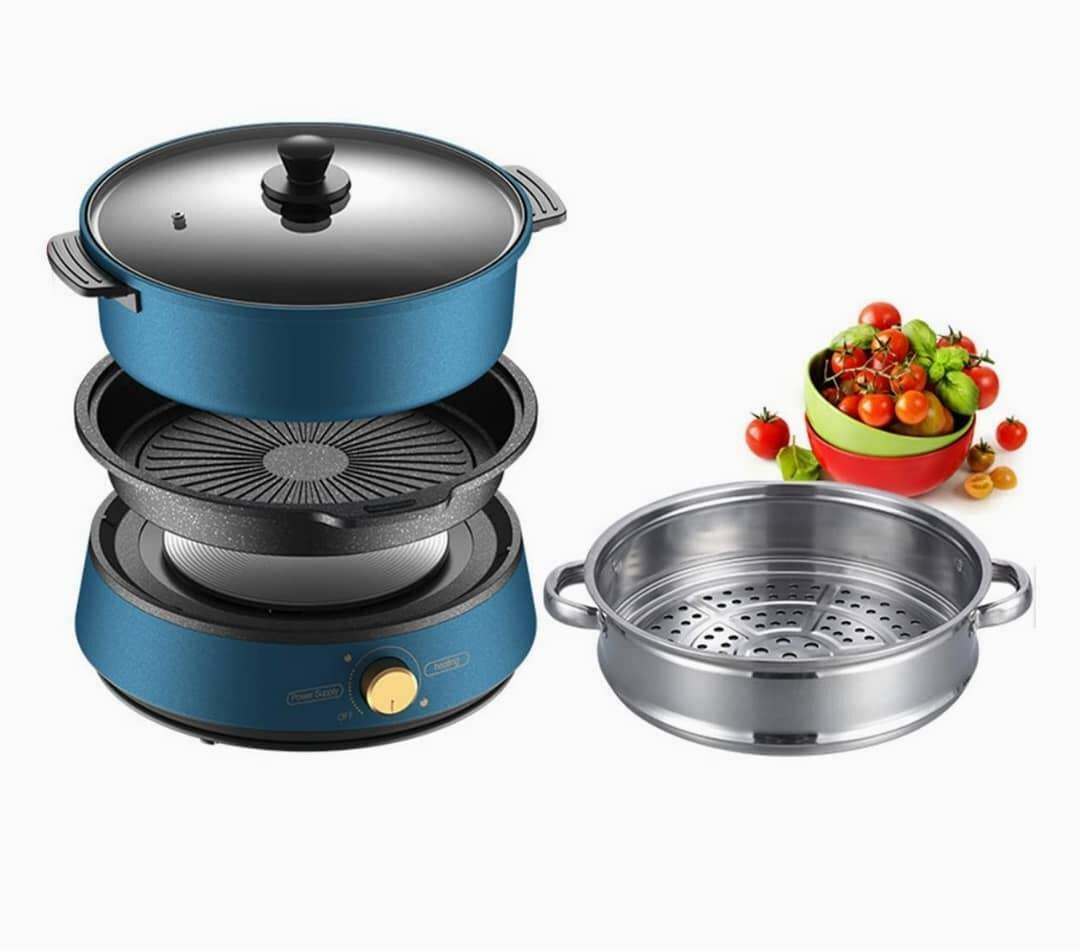 Cuisinière électrique multifonction 4L 3 en 1 .