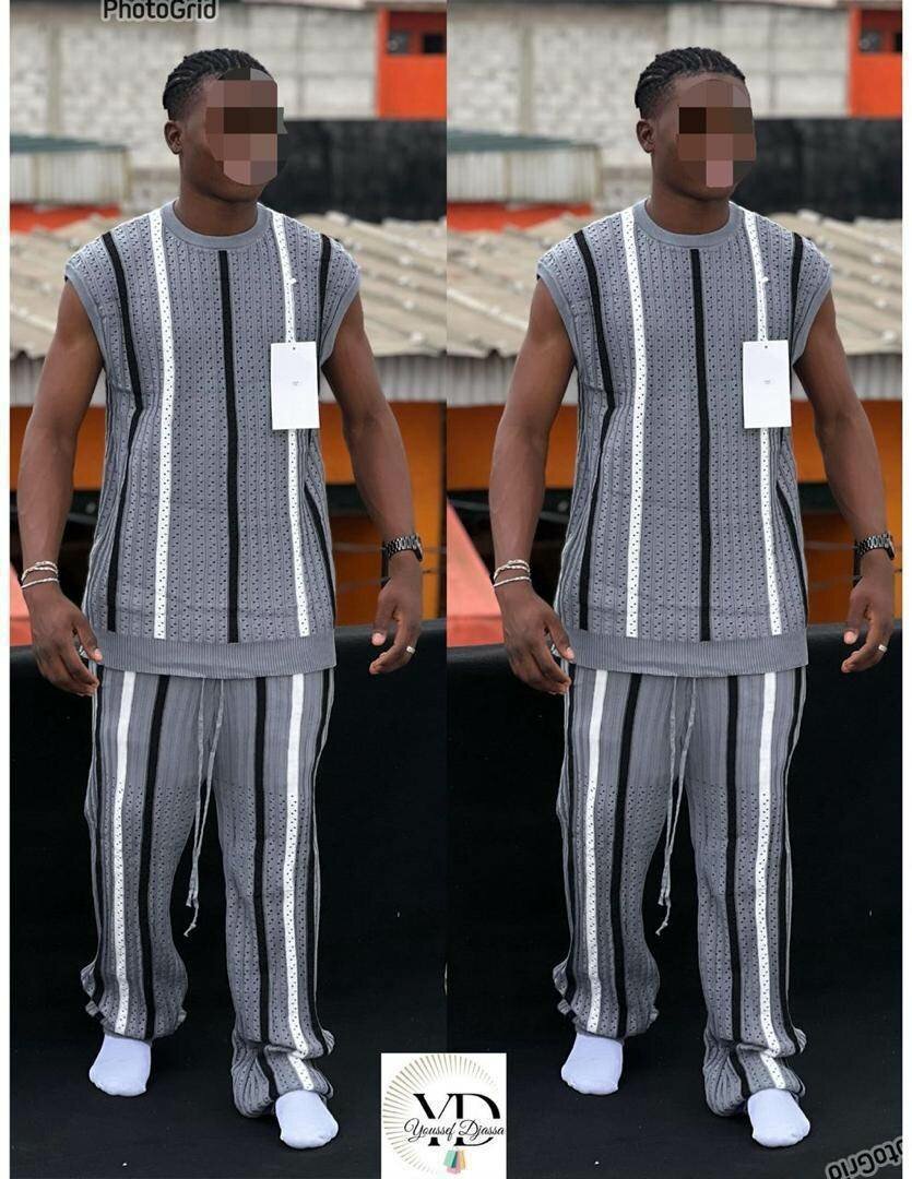 Ensemble homme tricoté