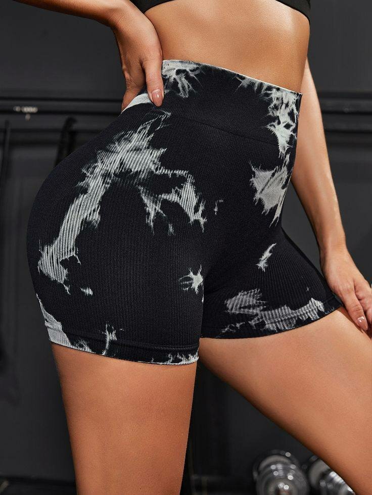 Shorts de sport tie-dye