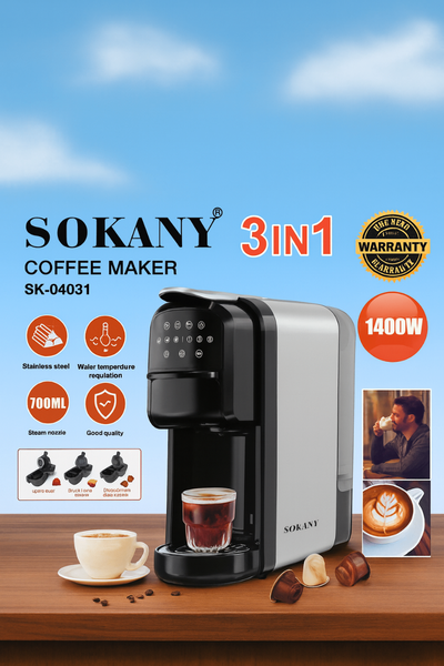 Machine à Café 3-en-1 Sokany
