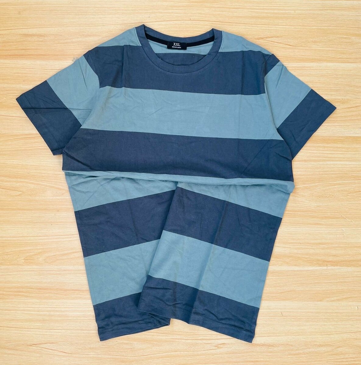 Unisex striped cotton T-shirt