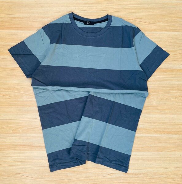 Unisex striped cotton T-shirt