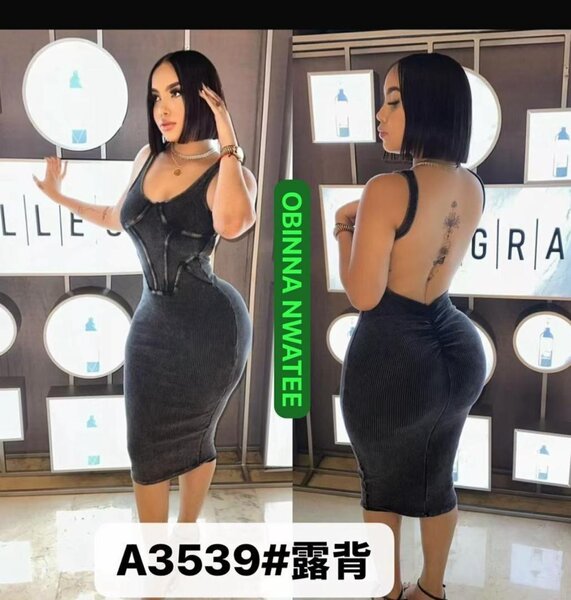 Robe dos nu moulante élégante