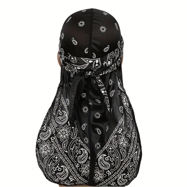 Durag en Satin Paisley Stylé
