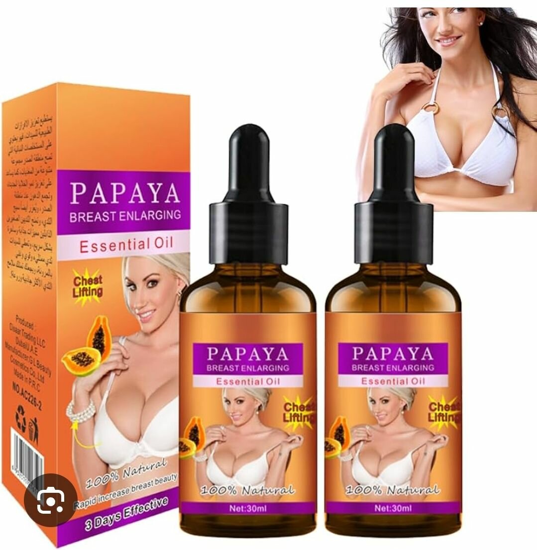 Huile Papaye pour poitrine