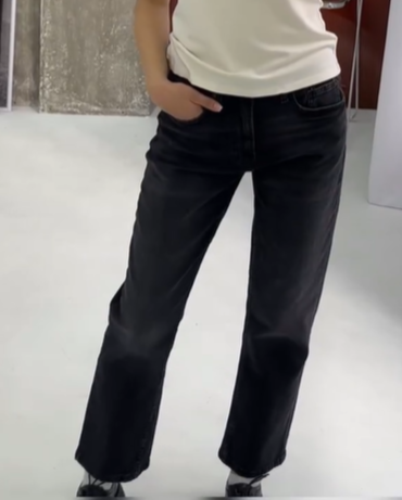 Базовые джинсы от ZARA черные