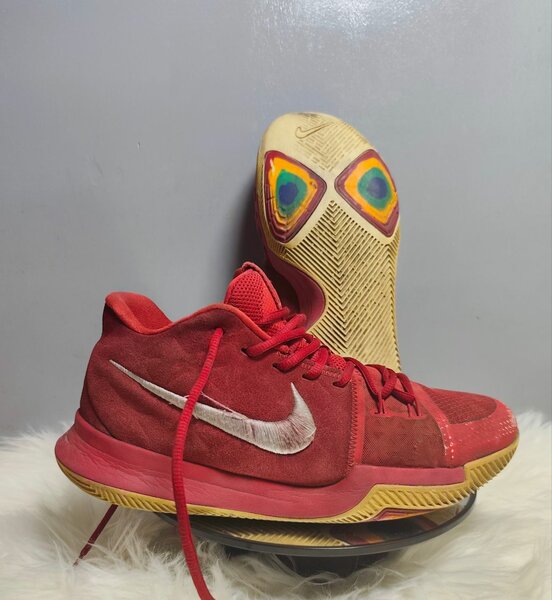 Baskets rouges pour homme