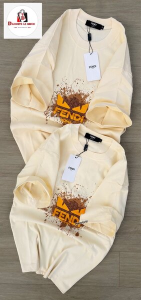 T-shirt graphique Fendi pour hommes