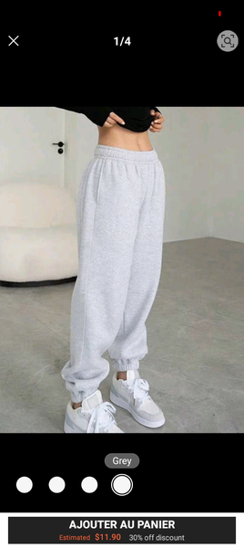 Pantalon de jogging gris