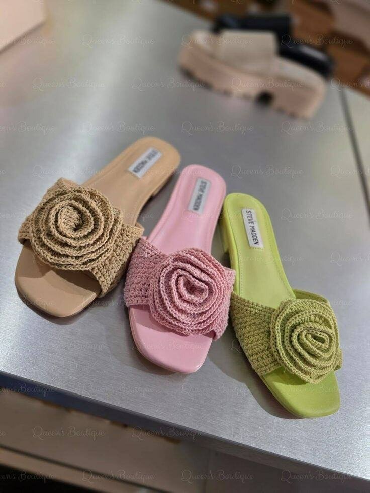 Sandales élégantes en crochet