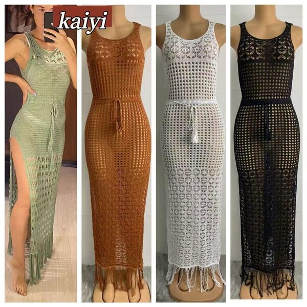 Robe en crochet pour plage