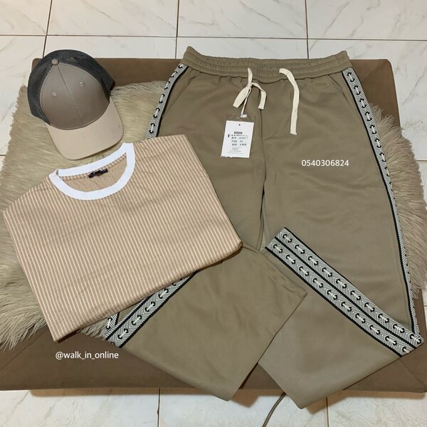 Echo Tshirt, long sweatpants and cap