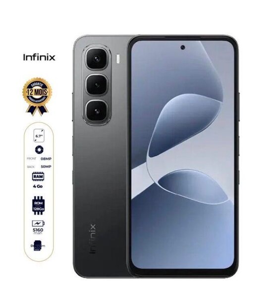 Infinix Smartphone 4Go RAM 50MP