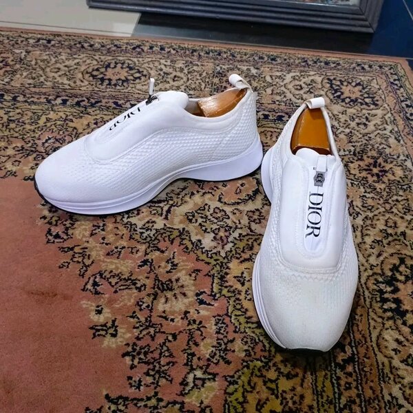 Baskets blanches élégantes Dior