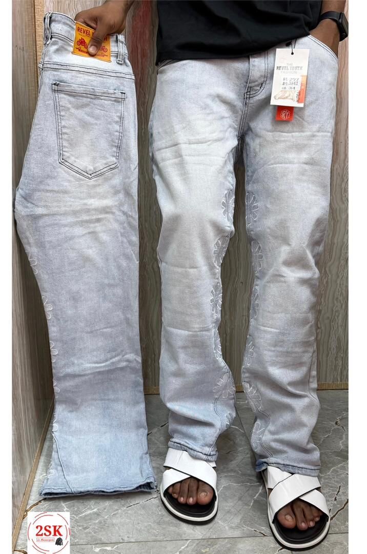 Jeans hommes déchirés et décontractés