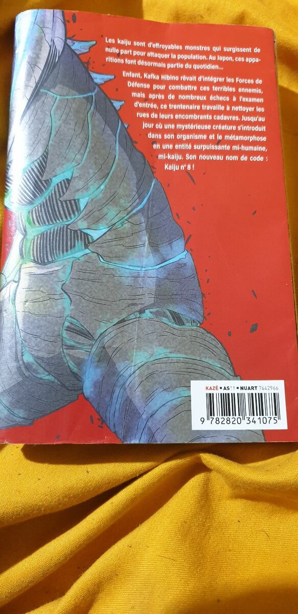 Mangas Kaiju n°8 tome 1