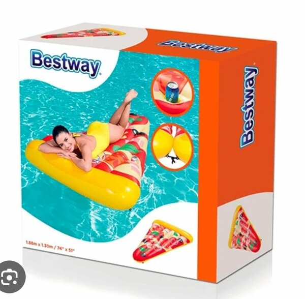 Matelas gonflable pizza Bestway
