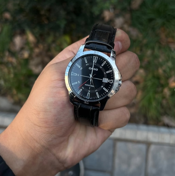 Casio часы черные